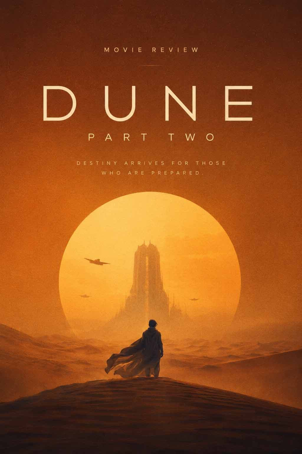 Original editorial illustration for Dune: Part Two Review review